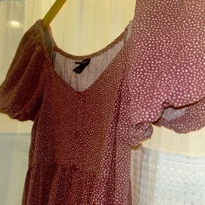 POLLA DOT RED & WHITE DRESS